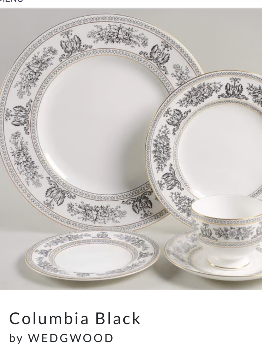 Columbia Black by Wedgwood
